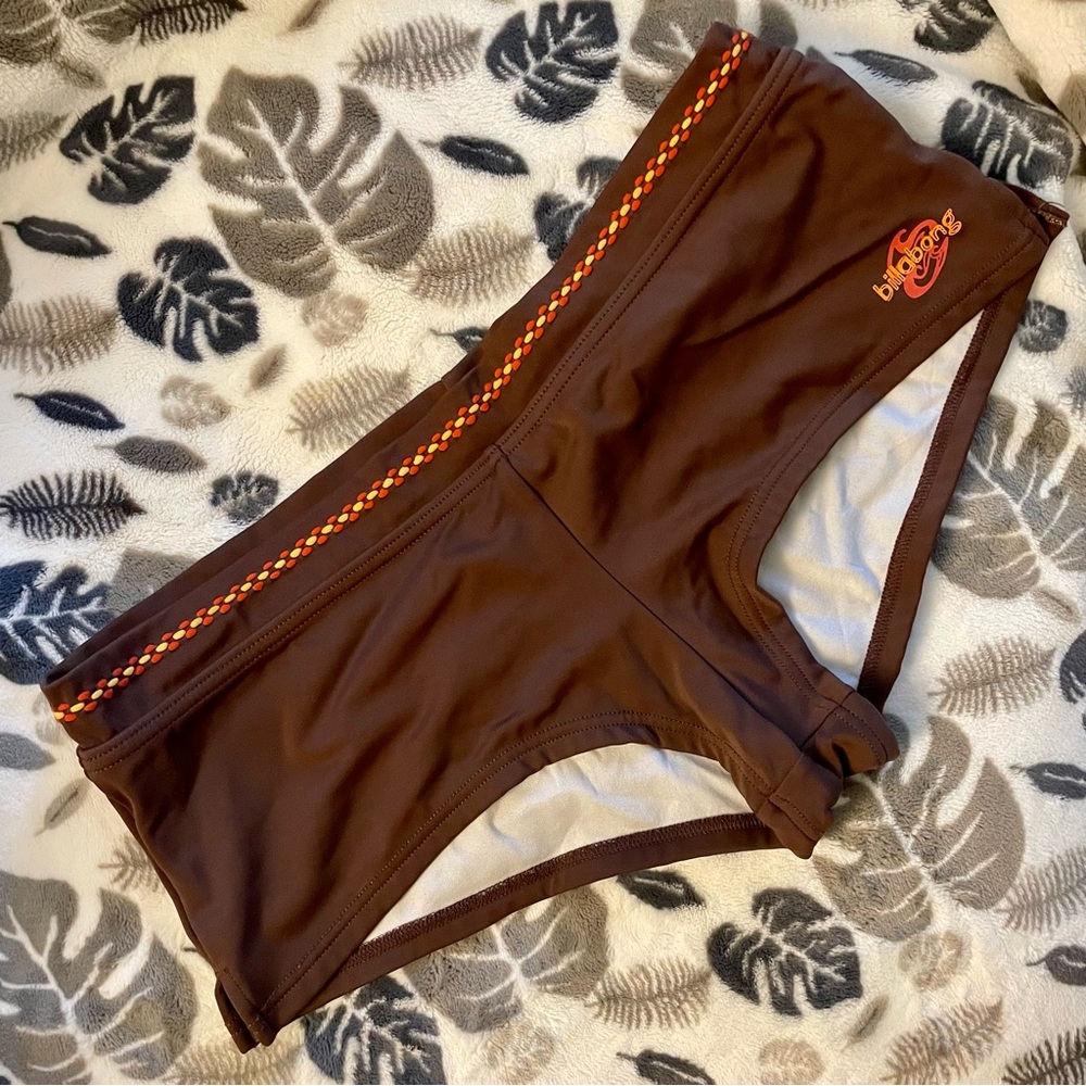 Brown Billabong Swim Bottoms